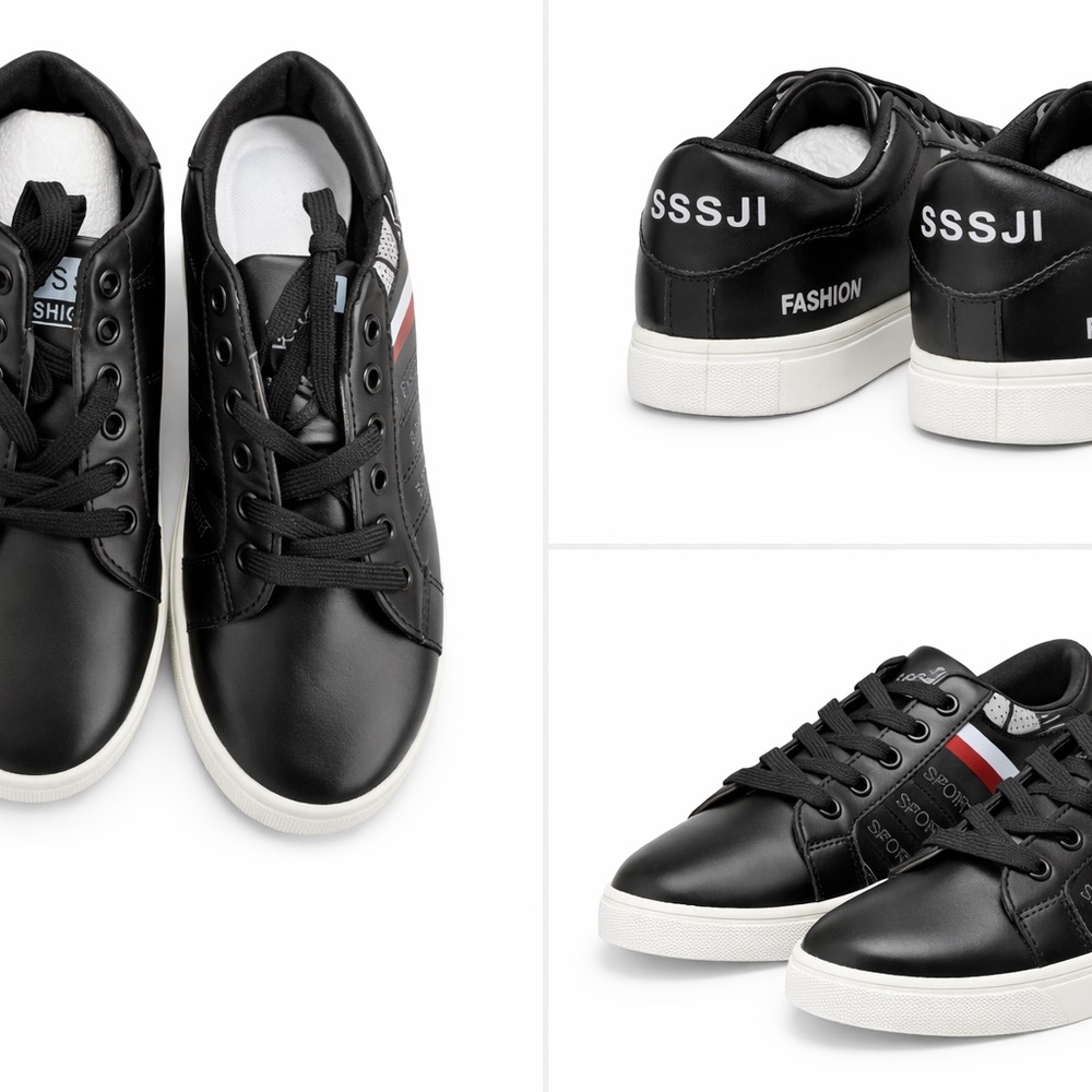 Black Casual Sneakers